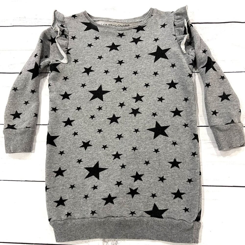 Louis Louise Gray Star Dress